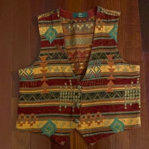 Orvis Womens Aztec Vest Size L